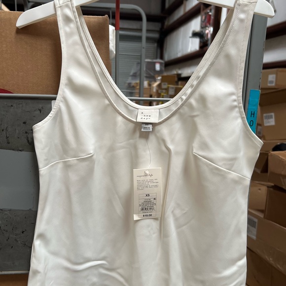 a new day Tops - 2 for $3.00 A New Day Ivory Scoop Neck Tank